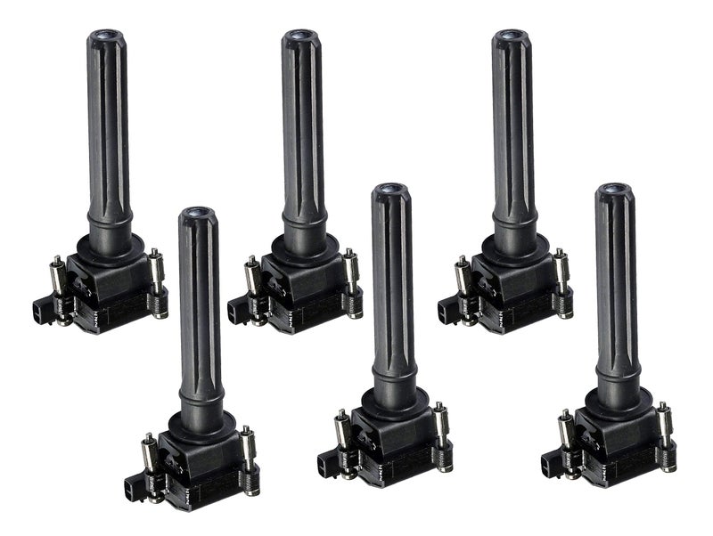 ENA Set of 6 Ignition Coil Pack Compatible with Chrysler Dodge Plymouth 300 300M Concorde Intrepid Prowler Magnum Prowler 1998 1999 2000 2001 2002 2003-2006 V6 3.2L 3.5L Replacement for UF269 C1178 - Image 1